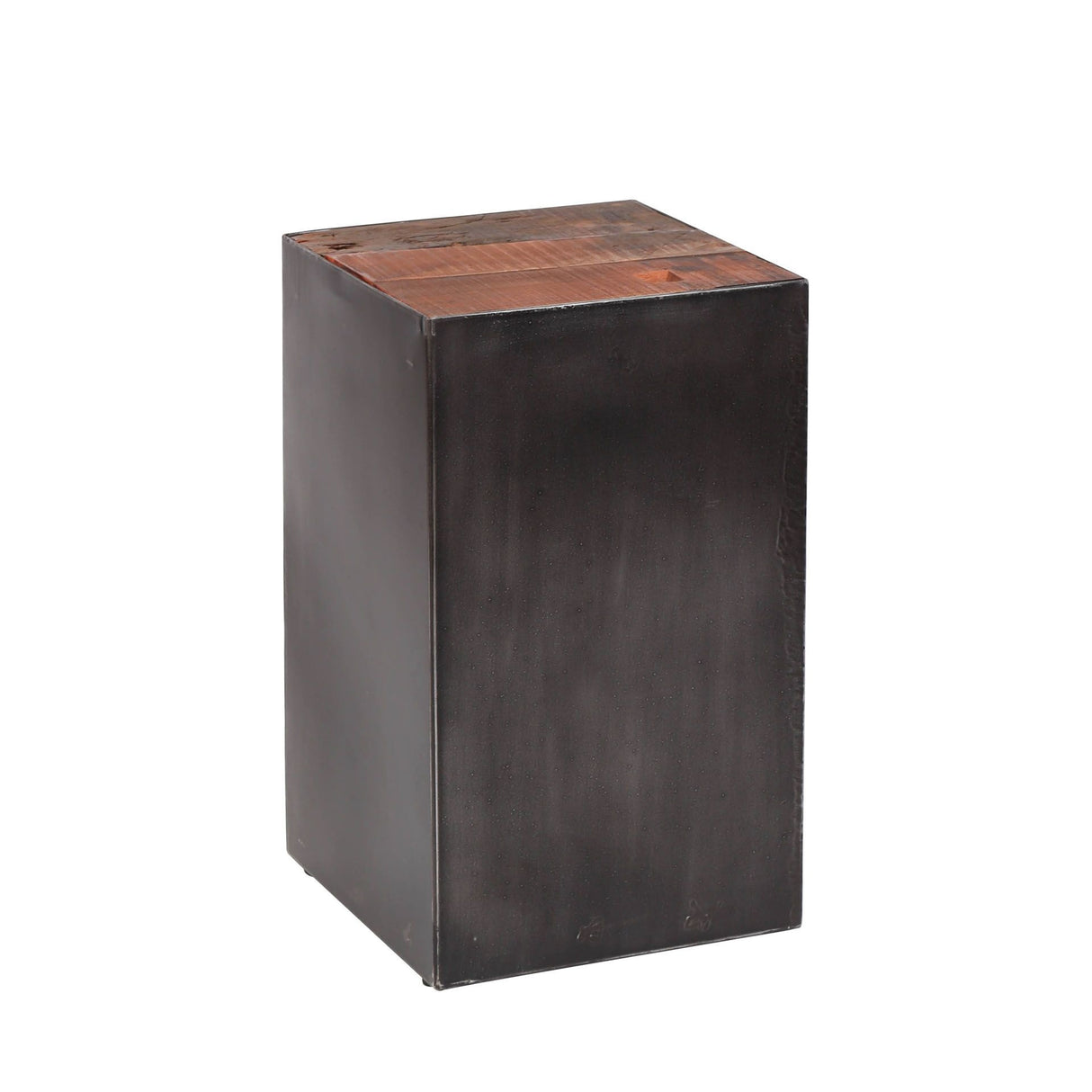 Colonna portafiori Crosby DH Interior Hardwood LxPxH 53x33x33 Hardwood Bianco foto diagonale vista frontale