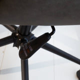 Sedia da ufficio Novan Dimehouse Antracite LxPxH 72x63x58 Tessuto Atmosferico dettaglio fotografico