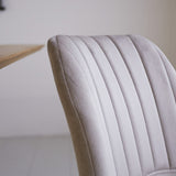 Sedia per sala da pranzo Beau velluto Dimehouse Beige LxPxH 71x67x49 Tessuto Dettaglio fotografico atmosferico