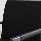 Sedia per sala da pranzo Kuba Dimehouse Nero LxWxH 71x59x58 Ecopelle Dettaglio fotografico atmosferico