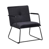 Poltrona Hailey in velluto Dimehouse Verde scuro LxPxH 66x64x37 Velluto Bianco foto diagonale vista frontale