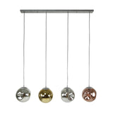 Lampada a sospensione Ada DH Interior Argento LxLxH 125x45x30 Argento Bianco foto vista frontale