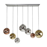 Lampada a sospensione Ada DH Interior Argento LxLxH 135x73x37 Argento Bianco foto vista frontale