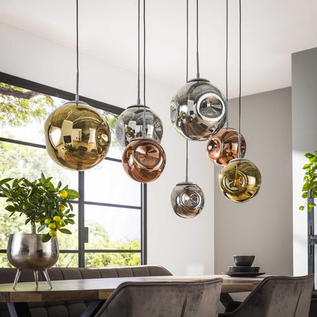 Lampada a sospensione Ada DH Interior Silver LxLxH 135x73x37 Silver Foto ambientale vista diagonale frontale