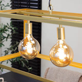 Lampada a sospensione Aiden Dimehouse Oro LxPxA 105x41x36 Metallo Atmosferica dettaglio fotografico