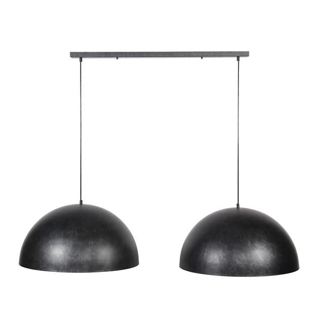 Lampada a sospensione Dacia DH Interior Antracite LxLxH 128x67x38 Metallo Bianco foto vista frontale