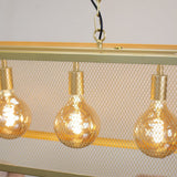 Lampada a sospensione Duncan Dimehouse Oro LxPxA 105x41x36 Metallo Atmosferica dettaglio fotografico