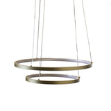 Lampada a sospensione Elaine Oro Dimehouse Oro LxPxA 56x56x12 Metallo Bianco foto vista frontale