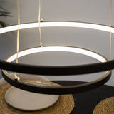 Lampada a sospensione Elaine Nera Dimehouse Nero LxPxH 56x56x12 Metallo Atmosferico dettaglio fotografico