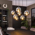 Lampada a sospensione Juliette DH Interior Silver LxLxH 116x48x33 Silver Foto ambientale vista frontale diagonale