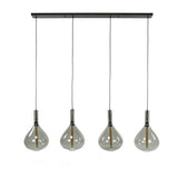 Lampada a sospensione Karen DH Interior Nero LxLxH 102x58x39 Metallo Bianco foto vista frontale