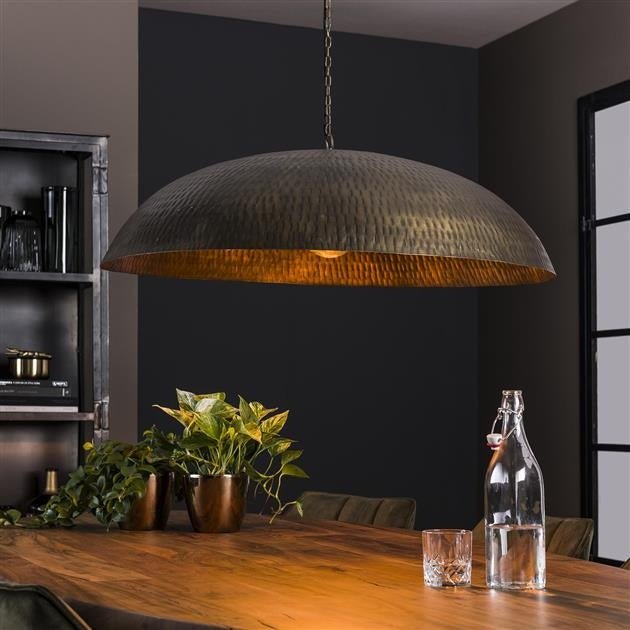Lampada a sospensione Lasse DH Interior Bronzo LxLxH 95x95x33 Bronzo Foto ambientale vista diagonale frontale