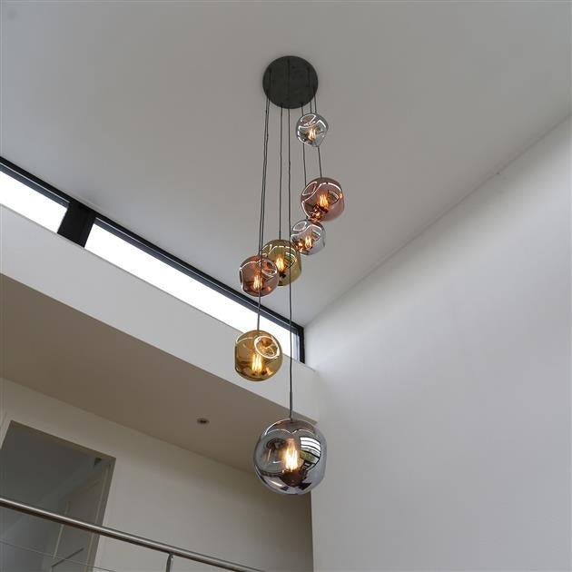 Lampada a sospensione Ada DH Interior Silver LxLxH 71x60x57 Silver Foto ambientale in situazione