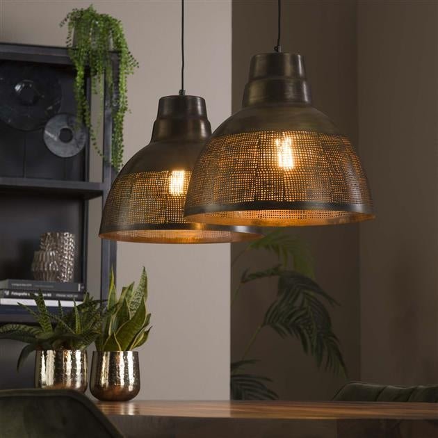 Lampada a sospensione Luisa DH Interior Bronzo LxLxH 79x42x37 Bronzo Foto atmosferica vista frontale diagonale