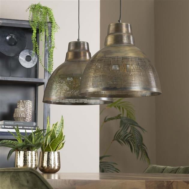Lampada a sospensione Luisa DH Interior Bronzo LxLxH 79x42x37 Bronzo Foto atmosferica vista frontale diagonale