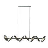 Lampada a sospensione Otan DH Interior Antracite LxPxH 168x44x19 Metallo Bianco foto vista frontale