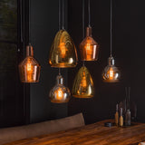 Lampada a sospensione Pam DH Interior Nero LxLxH 115x48x32 Metallo Foto atmosferica vista frontale