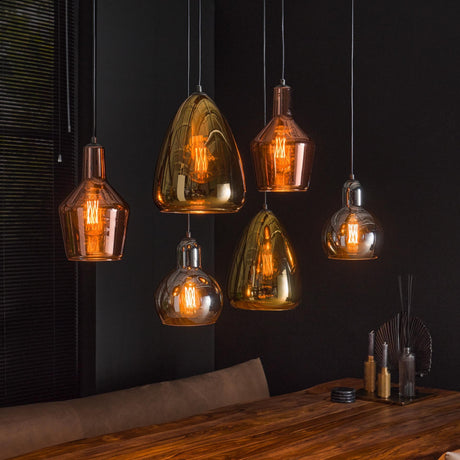 Lampada a sospensione Pam DH Interior Nero LxLxH 115x48x32 Metallo Foto atmosferica vista frontale