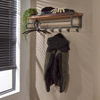 Appendiabiti Daya DH Interior Saja LxLxH 105x30x30 Saja legno Foto atmosferica vista frontale diagonale