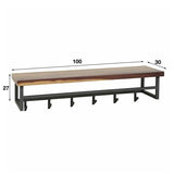 Appendiabiti Daya DH Interior Saja LxLxH 105x30x30 Saja legno Bianco Indicazione dimensione foto