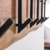 Appendiabiti Levi DH Interior Acacia LxLxH 105x38x15 Legno di acacia Atmosferica foto dettaglio