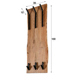 Appendiabiti Levi DH Interior Acacia LxLxH 110x36x27 Legno di acacia Bianco Indicazione dimensione foto