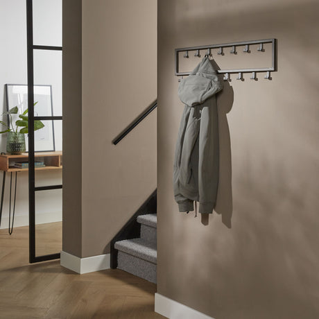 Appendiabiti Milano DH Interior Silver LxWxH 81x23x4 Silver Foto atmosferica vista frontale diagonale