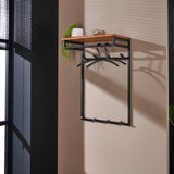 Appendiabiti Henry DH Interior Acacia LxLxH 85x60x38 Legno di acacia Foto atmosferica vista frontale diagonale