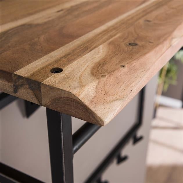 Appendiabiti Teun DH Interior Acacia LxLxH 102x84x35 Legno di acacia Atmosferica foto dettaglio
