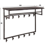 Appendiabiti Yme DH Interior Acacia LxLxH 92x84x50 Legno di acacia Bianco Indicazione dimensione foto