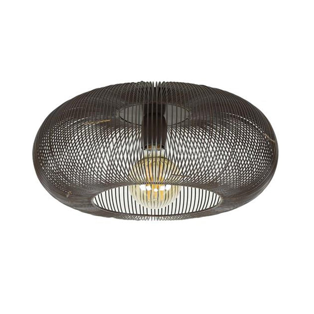 Lampada da soffitto Jill DH Interior Nero LxLxH 48x48x25 Nickel Bianco foto vista frontale