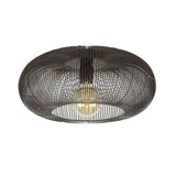 Lampada da soffitto Jill DH Interior Nero LxLxH 48x48x25 Nickel Bianco foto vista frontale