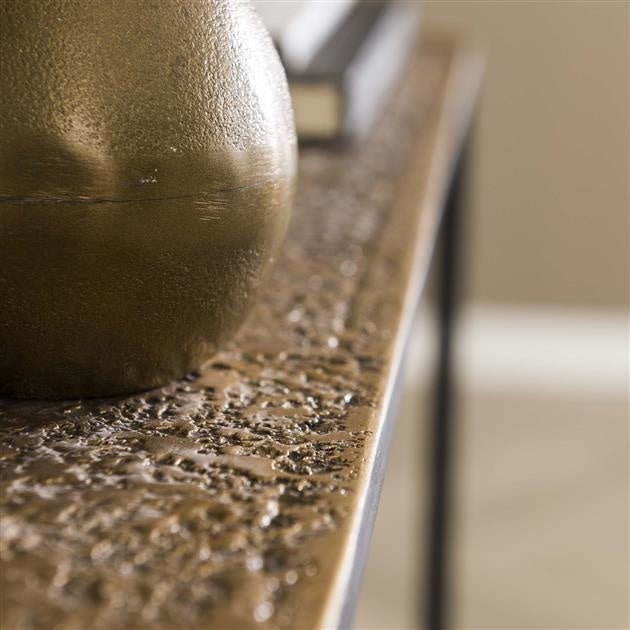 Toeletta Lizzy DH Interior Bronzo LxLxH 82x80x30 Bronzo Foto atmosferica vista frontale diagonale