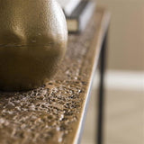 Toeletta Lizzy DH Interior Bronzo LxLxH 82x80x30 Bronzo Foto atmosferica vista frontale diagonale