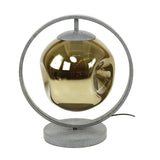 Lampada da tavolo Ada DH Interior Silver LxLxH 45x41x32 Silver Foto bianca vista frontale