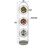 Lampada da terra Ada DH Interior Argento LxLxH 167x44x44 Argento Bianco Indicazione dimensione foto
