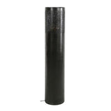 Lampada da terra Eleanor Black Nickel DH Interno Nero LxPxH 121x26x26 Nickel Bianco foto vista frontale