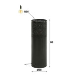 Lampada da terra Eleanor Black Nickel DH Interno Nero LxPxH 68x25x25 Nickel Bianco Indicazione dimensione foto