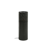 Lampada da terra Eleanor Black Nickel DH Interno Nero LxLxH 68x25x25 Nickel Bianco foto vista frontale