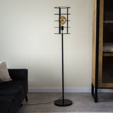 Lampada da terra Maya Dimehouse Nero LxPxA 51x36x33 Metallo Foto atmosferica vista frontale