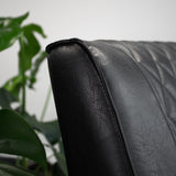 Poltrona Pietro Dimehouse Nero LxPxH 68x63x45 Ecopelle Foto atmosfera diversa