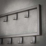 Appendiabiti Milano DH Interno Argento LxLxH 81x23x4 Argento Atmosferico dettaglio fotografico