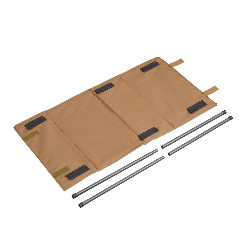 Carrello Carretto pieghevole marrone 90x50x55 cm Dimehouse Marrone LxPxH 75x28x28 Alluminio Bianco dettaglio foto