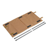 Carrello Carretto pieghevole marrone 90x50x55 cm Dimehouse Marrone LxPxH 75x28x28 Alluminio Bianco dettaglio foto
