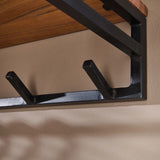 Appendiabiti Henry DH Interior Acacia LxLxH 106x42x22 Legno di acacia Atmosferica foto dettaglio