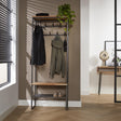 Appendiabiti Karl DH Interior Acacia LxLxH 182x70x35 Legno di acacia Foto atmosferica vista frontale