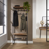 Appendiabiti Karl DH Interior Acacia LxLxH 182x70x35 Legno di acacia Foto atmosferica vista frontale