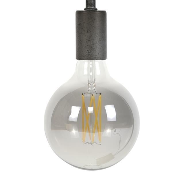 Sorgente luminosa Filamento LED Lampadina Ø12,5 Fumo DH Interno Grigio LxLxH 18x13x13 Vetro Bianco foto vista frontale