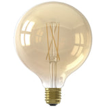 Sorgente luminosa Filamento LED Lampadina Ø12,5 DH Interno Vetro colore ambra LxPxH 18x13x13 Vetro colore ambra Foto bianca vista frontale