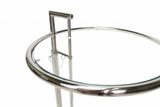 Tavolino Taffy Dimehouse Argento LxPxH 60x60x50 Vetro Bianco dettaglio foto